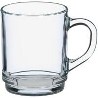 Mug Versailles Duralex Versailles Verre trempé 260 ml 70 mm Compatible lave-vaisselle Transparent 6 unités