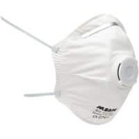 Masque buccal avec filtre M-Safe FFP2-V Jetable Blanc 20 unités