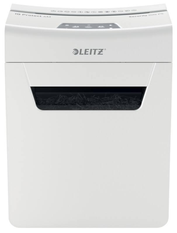 Destructeur de documents Leitz IQ Protect 4 Feuilles Micro coupe Niveau de sécurité P-5 14 L 4M Premium