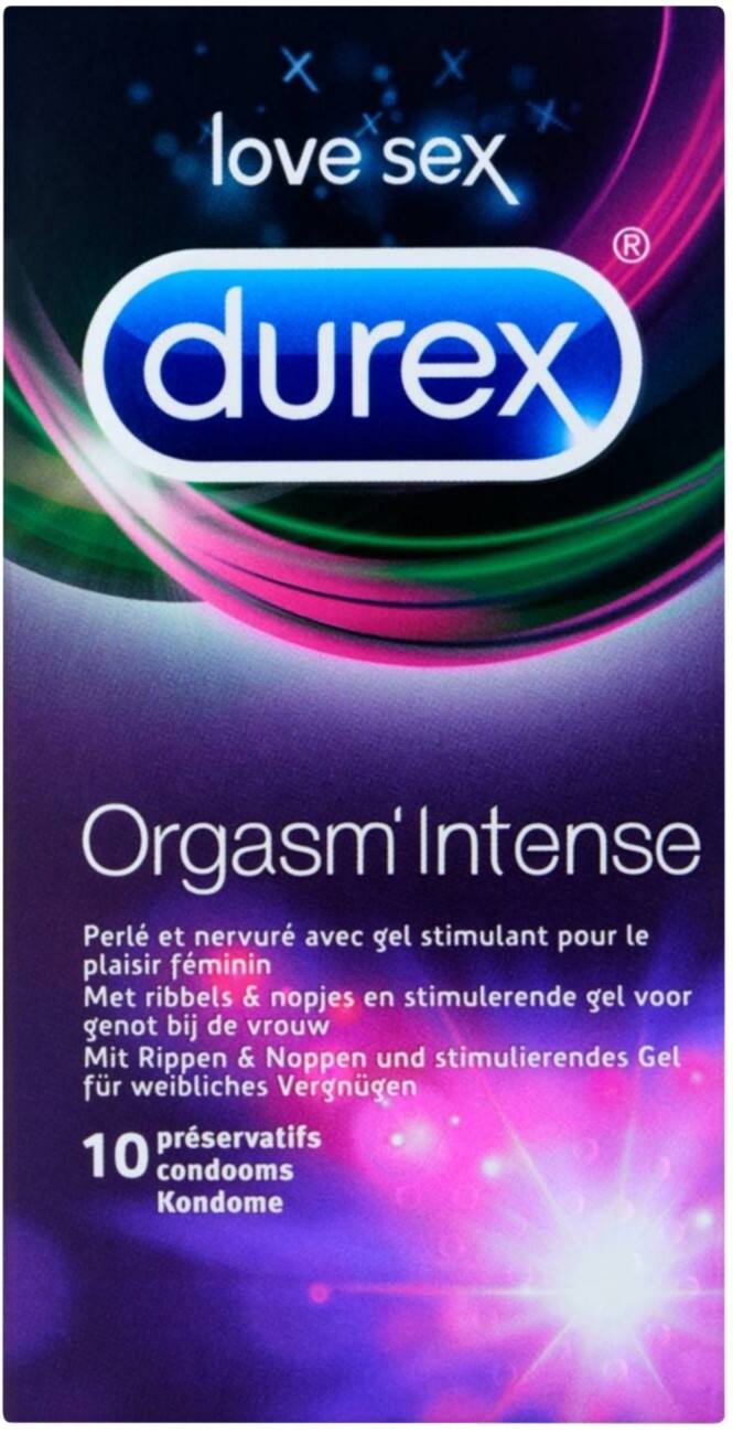 Préservatifs durex Orgasm Intense 10 Unités