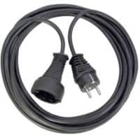 Rallonge brennenstuhl 1165440 230 V Prise de terre CEE 7/7 mâle - Prise de terre CEE 7/7 femelle 5 m Noir