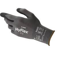 Gants de manutention HyFlex Mousse, nitrile Taille 10 Noir 12 Paires