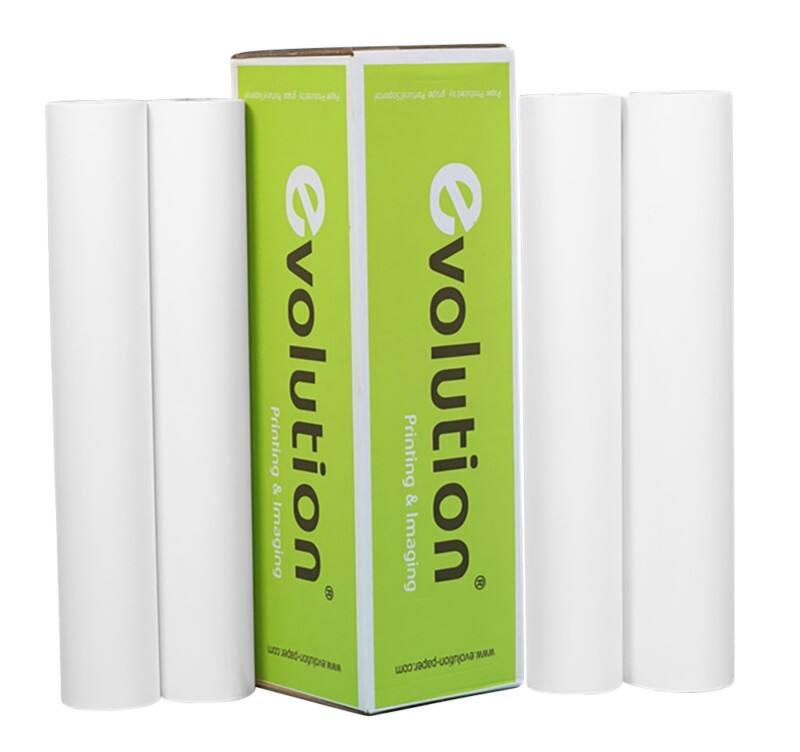 Papier traceur evolution Brillant 91,4 x 30 m 200 g/m² Blanc