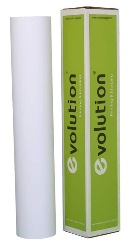 Papier traceur evolution Couché 91,4 x 30 m 120 g/m² Blanc