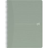 Cahier OXFORD My Rec’Up A6 Quadrillé Reliure à double fil Carton verni mat Vert Non perforé 180 pages