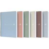 Cahier OXFORD My Rec’Up A5 Ligné Carton verni mat Multicolore Sans perforation 180 Pages 6 unités