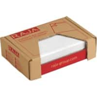 RAJA Autocollante Pochettes pour documents PE (Polyéthylène), papier silicone Transparent 11,5 (l) x 16,5 (H) cm 250 Unités