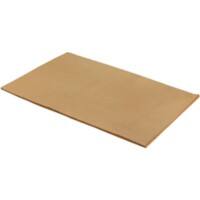 RAJA Papier de soie Brun 500 mm (l) x 0,75 m (L) 18 g/m² 480 Unités