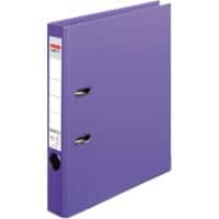 Classeur à levier herlitz MaX.file Protect plus A4 55 mm Violet 2 anneaux Carton, PP (Polypropylène) Relief
