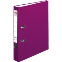 Classeur à levier herlitz MaX.file Protect plus A4 55 mm Violet 2 anneaux Carton, PP (Polypropylène) Relief