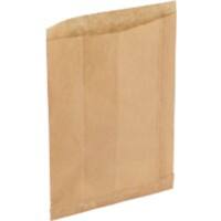 RAJA Fourre-tout PP (Polypropylène) Brun 12 x 10 cm 1000 Unités