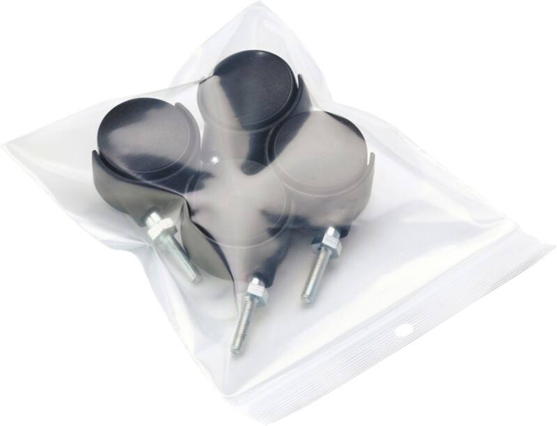 Sachets hermétiques PEBD (Polyéthylène à basse densité) RAJA Transparent 18 x 25 cm 1000 Unités