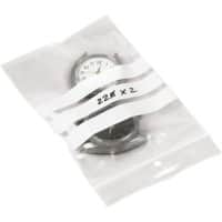 RAJA Sachets hermétiques PEBD (Polyéthylène à basse densité) Transparent 10 x 7 cm 1000 Unités