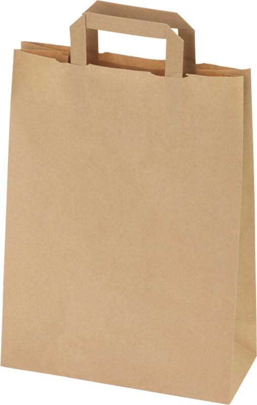 Sac de courses Raja 80 g/m² Marron 250 Unités