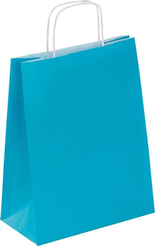 RAJA Fourre-tout Papier Turquoise 30 x 12 x 23 cm 50 Unités
