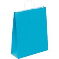 RAJA Fourre-tout Papier Turquoise 40 x 14 x 35 cm 50 Unités