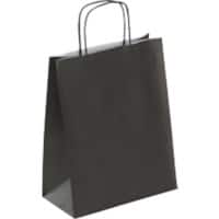 RAJA Fourre-tout Papier Noir 30 x 12 x 23 cm 50 Unités