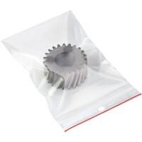 RAJA Sachets hermétiques PEBD (Polyéthylène à basse densité) Transparent 8 x 6 cm 500 Unités