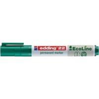 Marqueur permanent EDDING e-22 Pointe large biseautée Vert