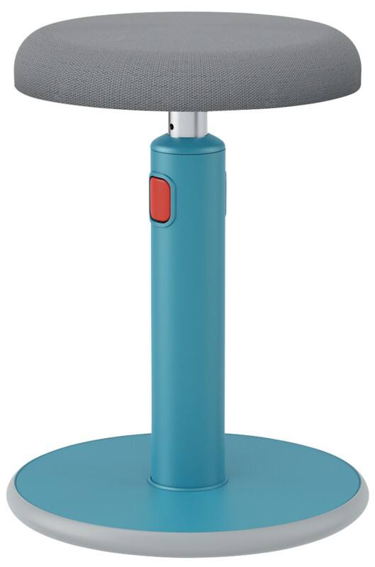 Tabouret assis-debout Leitz Ergo Cosy Active 6518 Ergonomique Avec siège réglable 46 - 79 cm Jusqu'à 110 kg Bleu