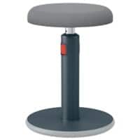 Tabouret assis-debout Leitz Ergo Cosy Active 6518 Ergonomique Avec siège réglable 46 - 79 cm Jusqu'à 110 kg Gris