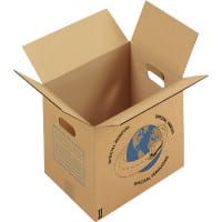 RAJA Carton Paroi simple Carton 275 (l) x 300 (P) x 350 (H) mm Brun 20 Unités