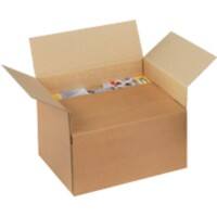 RAJA Boîte d'expédition Paroi simple Carton 200 (l) x 225 (P) x 300 (H) mm Brun 20 Unités