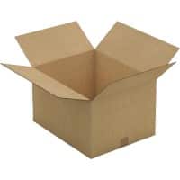 RAJA Boîte d'expédition Double paroi Carton 400 (l) x 300 (P) x 500 (H) mm Brun 10 Unités