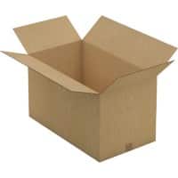 RAJA Boîte d'expédition Double paroi Carton 400 (l) x 400 (P) x 700 (H) mm Brun 10 Unités