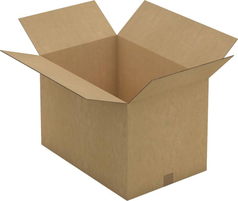 Caisse en carton Raja Marron 500 x 400 x 400 mm 10 unités