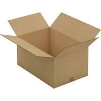 RAJA Boîte d'expédition Double paroi Carton 400 (l) x 300 (P) x 600 (H) mm Brun 10 Unités