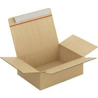 RAJA Boîte d'expédition Paroi simple Carton 230 (l) x 110 (P) x 310 (H) mm Brun 20 Unités