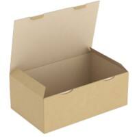 RAJA Boîte d'expédition Paroi simple Carton 250 (l) x 150 (P) x 400 (H) mm Brun 50 Unités