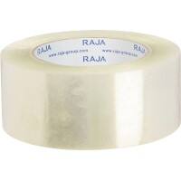RAJA Ruban adhésif d'emballage Transparent 50 mm (l) x 66 m (L) PP (Polypropylène) 36 Unités