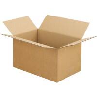 RAJA Boîte d'expédition Paroi simple Carton 200 (l) x 170 (P) x 300 (H) mm Brun 25 Unités