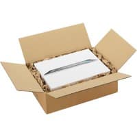 RAJA Boîte d'expédition Paroi simple Carton 215 (l) x 100 (P) x 310 (H) mm Brun 25 Unités
