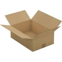 RAJA Boîte d'expédition Paroi simple Carton 300 (l) x 150 (P) x 430 (H) mm Brun 25 Unités