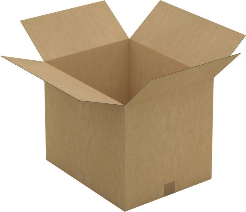 Caisse en carton Raja Marron 500 x 400 x 400 mm 20 unités