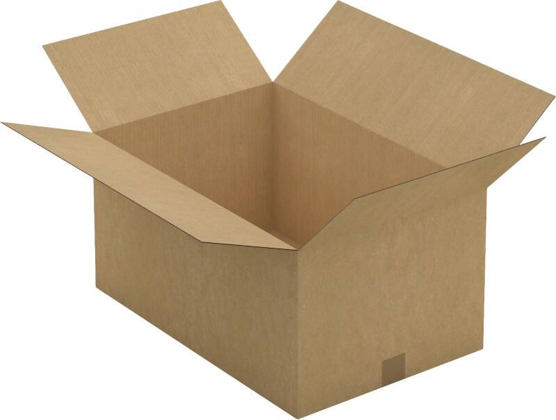 Caisse en carton Raja Marron 600 x 400 x 300 mm 20 unités