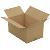 RAJA Boîte d'expédition Paroi simple Carton 400 (l) x 300 (P) x 600 (H) mm Brun 20 Unités