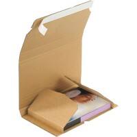 RAJA Étui pour livres Paroi simple Carton 220 (l) x 280 (H) mm Brun 25 Unités