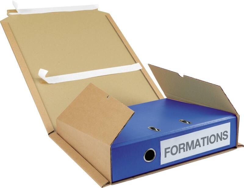 Boîte à classeurs Raja Marron 8 cm 25 unités