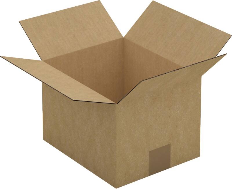 Caisse en carton Raja Marron 230 x 190 x 160 mm 25 Unités