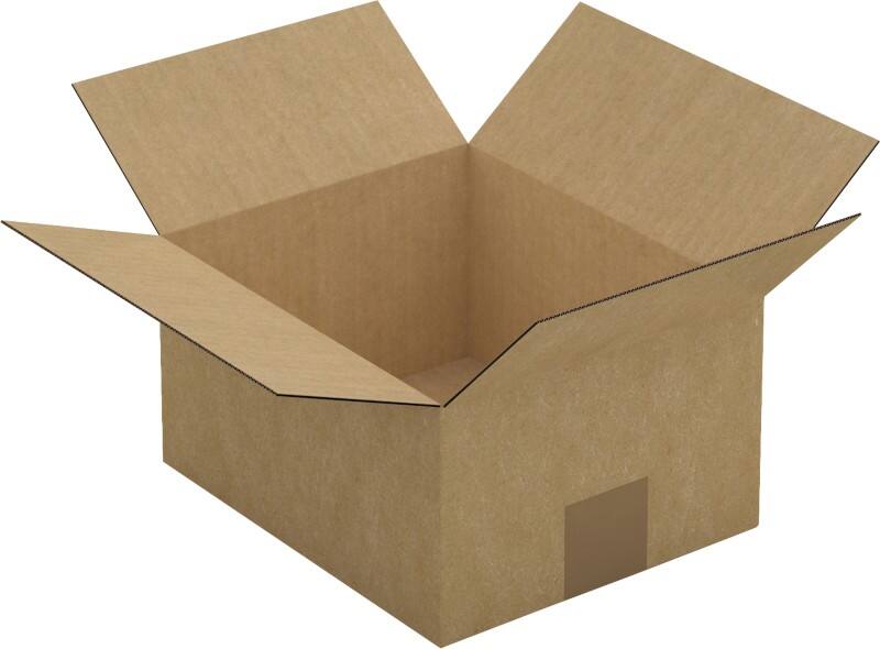 Caisse en carton Raja Marron 230 x 190 x 120 mm 25 Unités