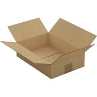 RAJA Boîte d'expédition Paroi simple Carton 215 (l) x 80 (P) x 310 (H) mm Brun 25 Unités