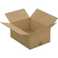 RAJA Boîte d'expédition Paroi simple Carton 300 (l) x 180 (P) x 400 (H) mm Brun 25 Unités