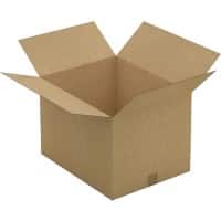 RAJA Boîte d'expédition Paroi simple Carton 390 (l) x 340 (P) x 490 (H) mm Brun 20 Unités