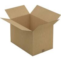RAJA Boîte d'expédition Paroi simple Carton 400 (l) x 400 (P) x 600 (H) mm Brun 20 Unités
