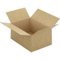 RAJA Boîte d'expédition Paroi simple Carton 220 (l) x 150 (P) x 310 (H) mm Brun 20 Unités