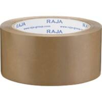 RAJA Ruban adhésif d'emballage Brun 50 mm (l) x 66 m (L) PVC (Polychlorure de vinyle) 36 Unités